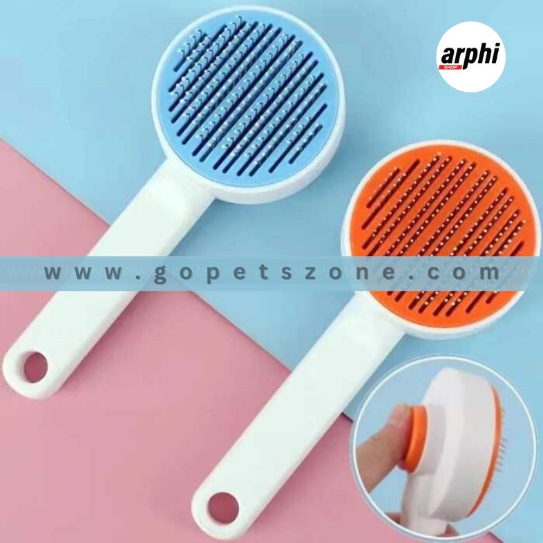 Pet Comb Self Cleaning Slicker Brush for Cat & Dog
