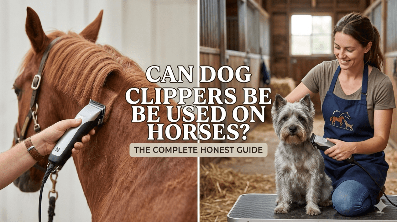 Dog Clippers Be Used on Horses