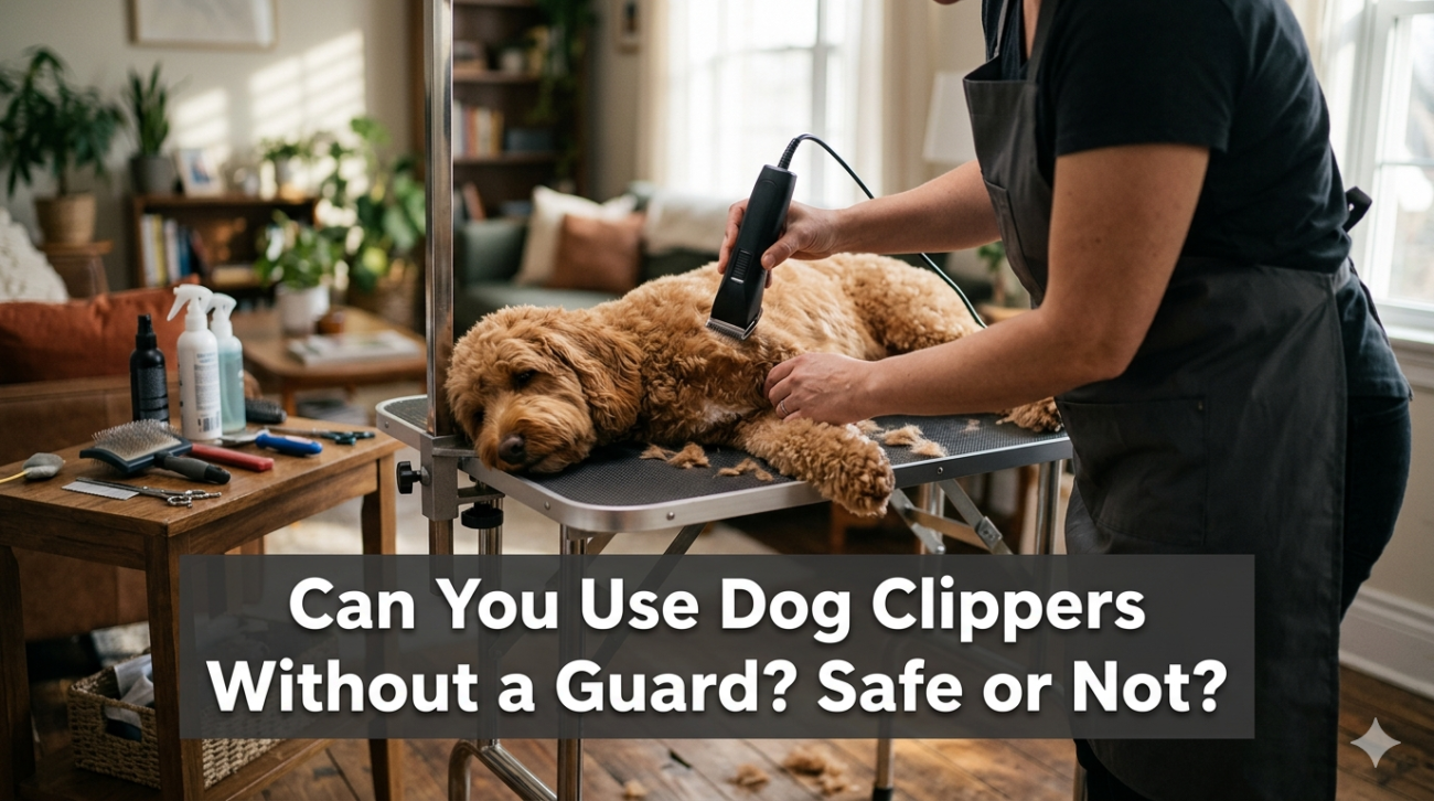 Dog Clippers Without a Guard