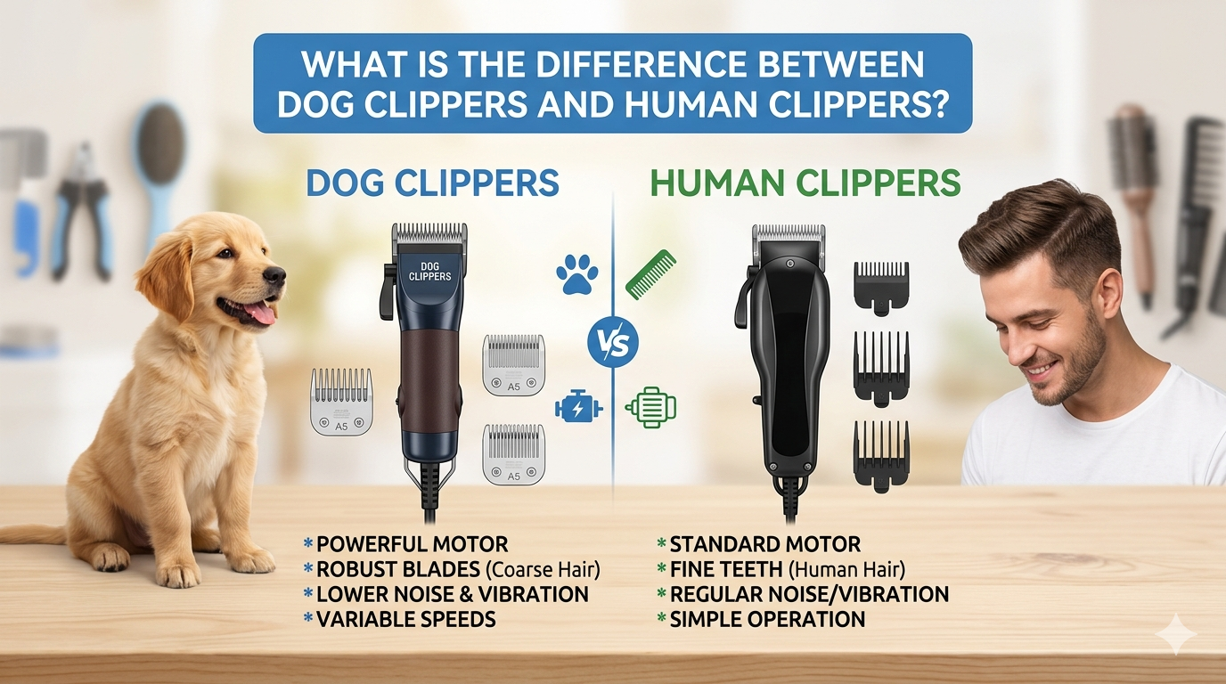 Dog Clippers vs Human Clippers