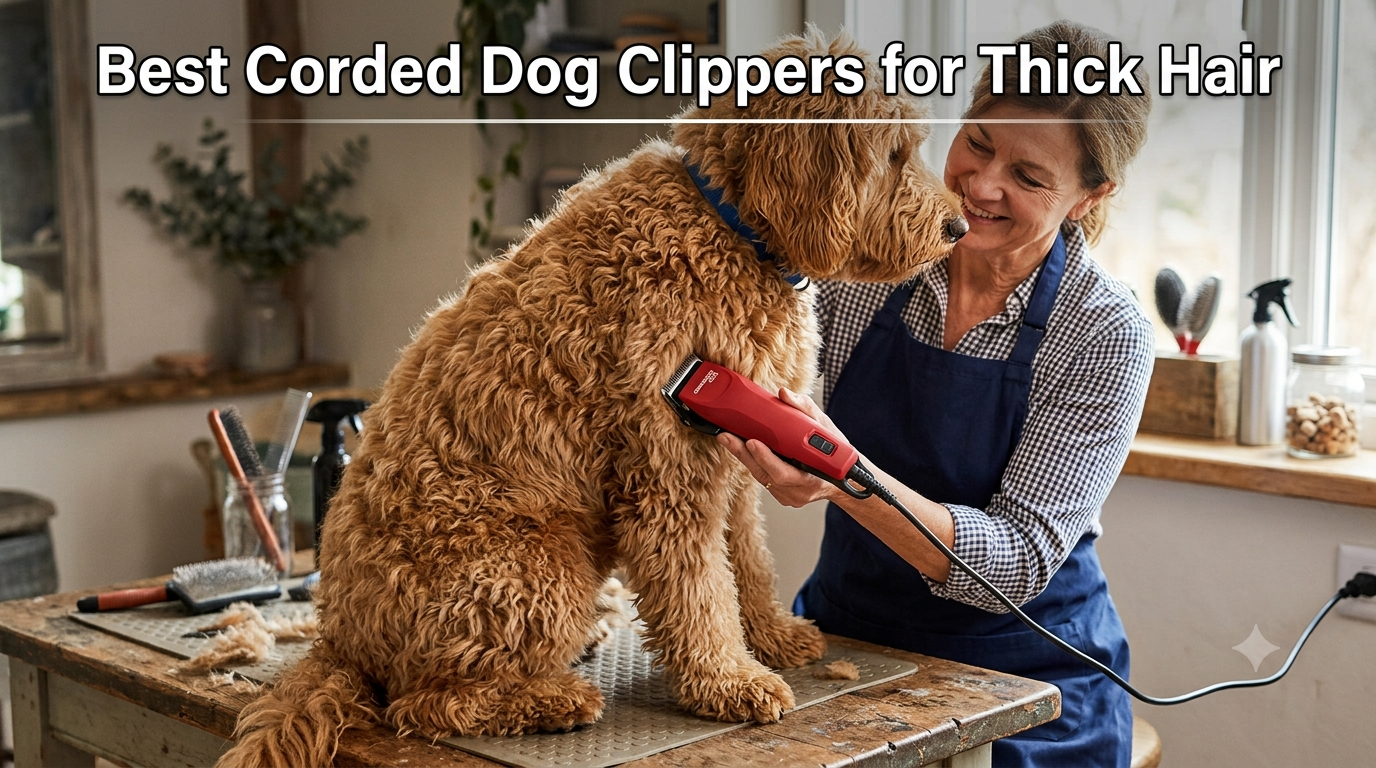 Best Corded Dog Clippers for Thick Hair