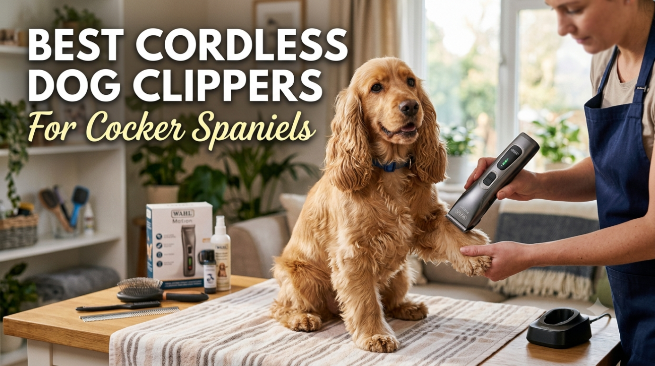 Best Cordless Dog Clippers for Cocker Spaniel