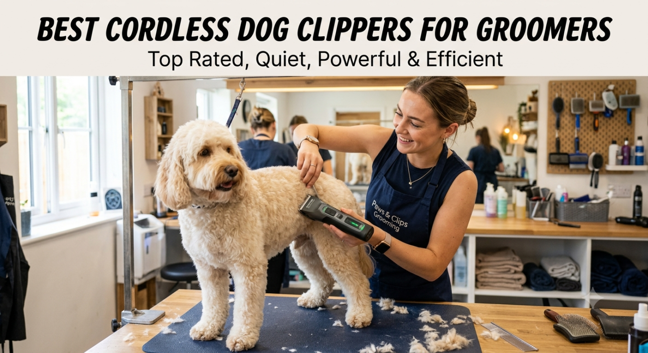 Best Cordless Dog Clippers for Groomers