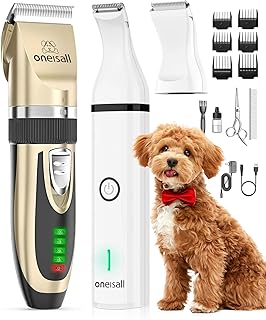 oneisall Dog Clippers Paw Trimmer Kit