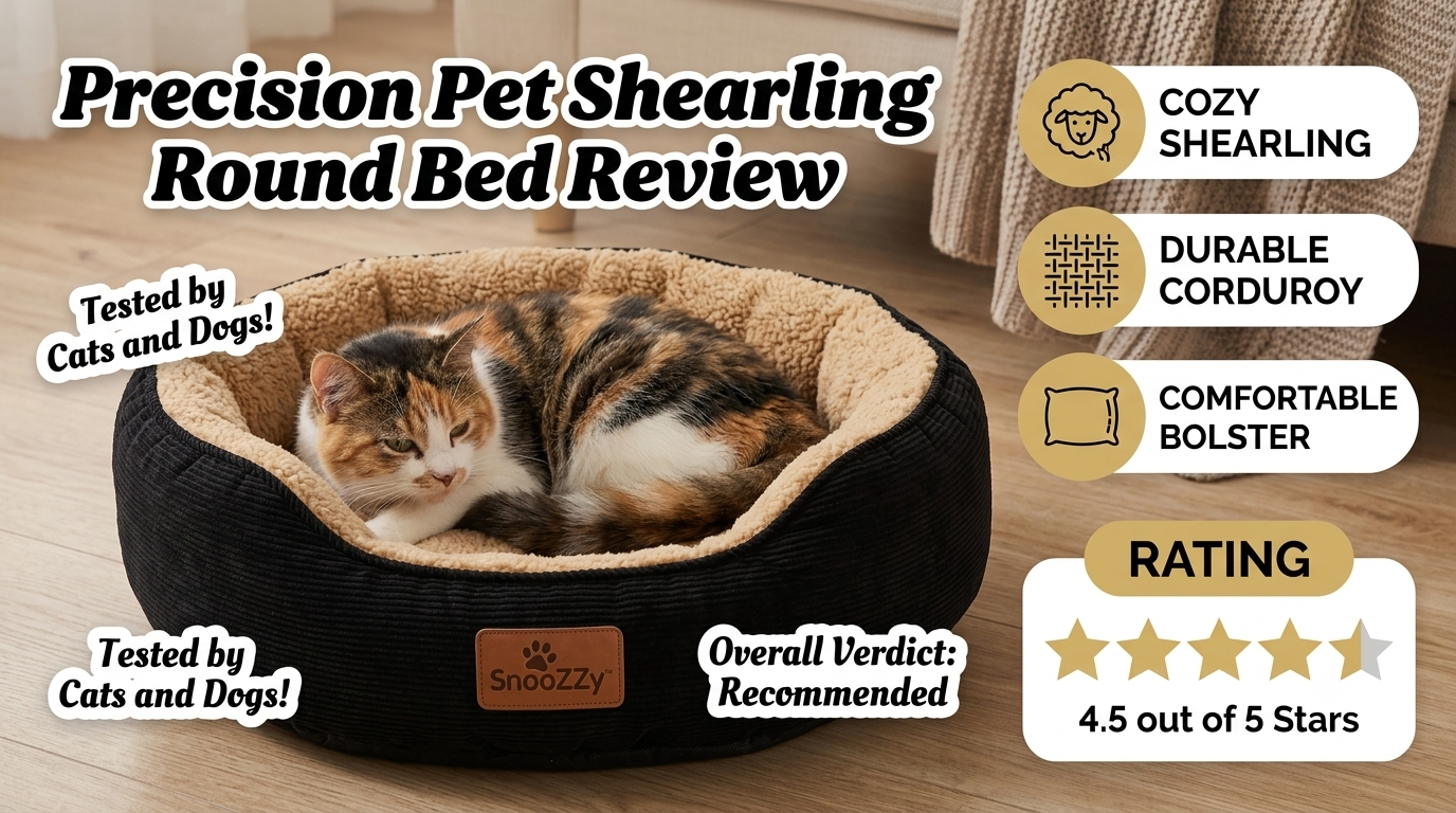 Precision Pet Shearling Round Bed Review