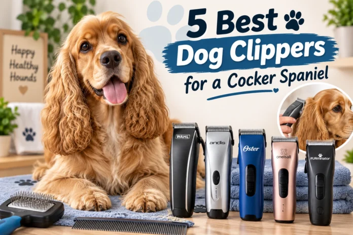 Best Dog Clippers for a Cocker Spaniel