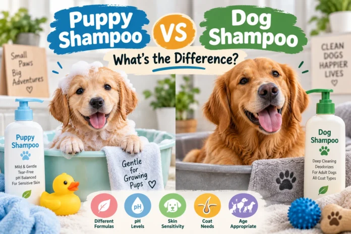 Puppy Shampoo vs Dog Shampoo