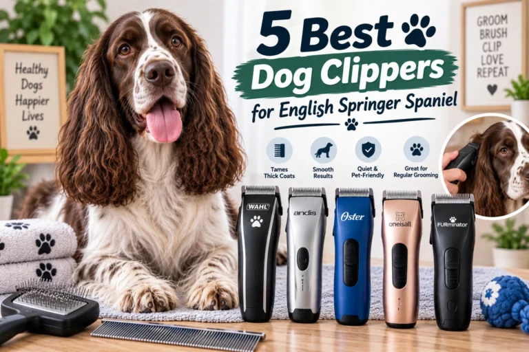 Best Dog Clippers for English Springer Spaniel