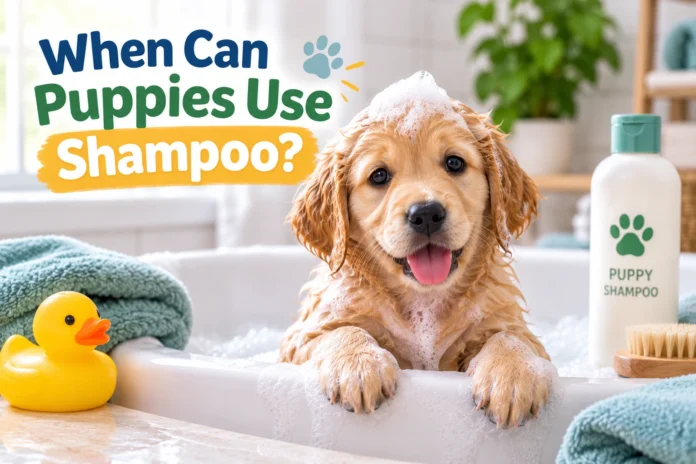 When Can Puppies Use Shampoo?