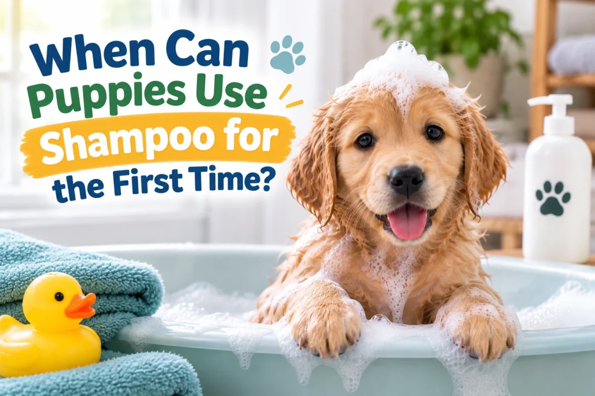 When Can Puppies Use Shampoo?