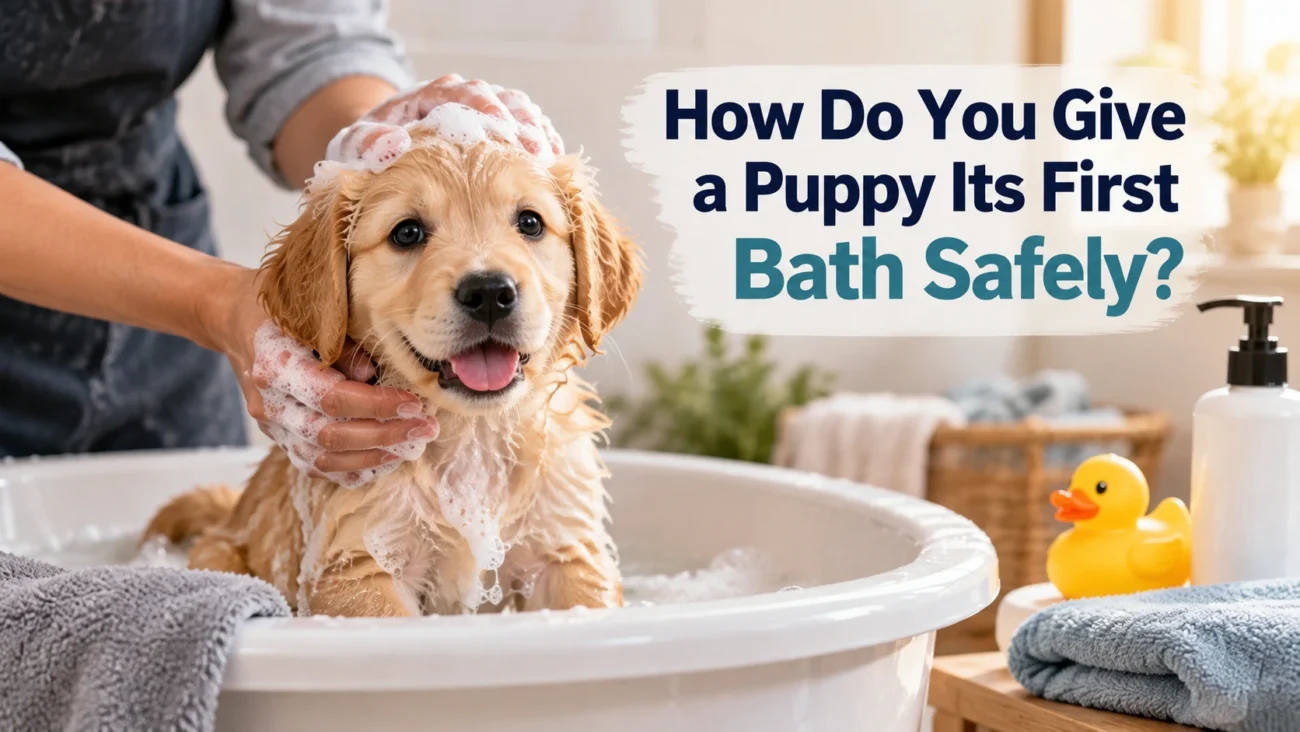 When Can Puppies Have Their First Bath?