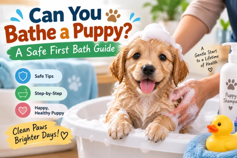 Can You Bathe a Puppy?