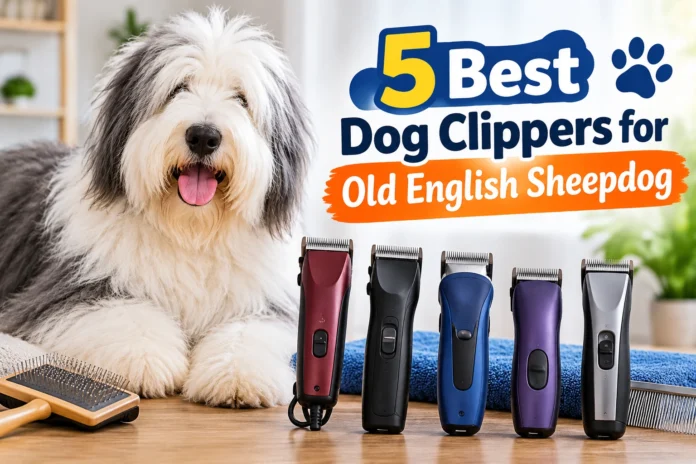 Best Dog Clippers for Old English Sheepdog